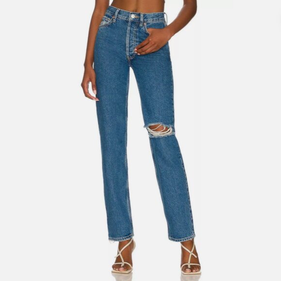 Free People Denim - NWT Free People We The Free The Lasso Jeans in Sapphire Blue Size 28